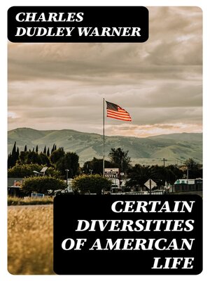cover image of Certain Diversities of American Life